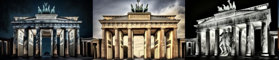 Brandenburger Tor Berlin Deutschland: Eines der bekanntesten Wahrzeichen Deutschlands und Symbol f&uuml;r die deutsche Geschichte und die Wiedervereinigung Deutschlands.
