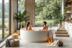 Die besten Tipps f&uuml;r die Planung einer freistehenden Badewanne im Badezimmer - Bild: BauKI / BAU.DE