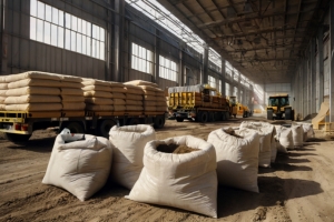 Ein Sch&uuml;ttgutbeh&auml;lter ist ein spezieller Beh&auml;lter, der f&uuml;r die Lagerung und den Transport von Sch&uuml;ttg&uuml;tern, also losen Materialien wie Sand, Getreide, Kies oder Chemikalien, ausgelegt ist.