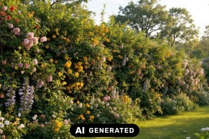 Z&auml;une und Sichtschutz: Das m&uuml;ssen Gartenbesitzer wissen - Bild: KI-generiert / BAU.DE