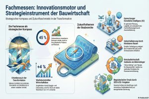 Bauen im Wandel: Wie Fachmessen Innovation, Standards und Markttrends sichtbar machen - Bild: BauKI / BAU.DE