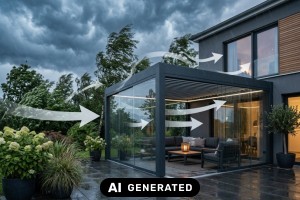 Lamellend&auml;cher: Entw&auml;sserung, Lasten und Genehmigung - Bild: KI-generiert / BAU.DE