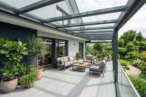 Langlebige Terrassengestaltung: Planung und Montage von Glas-Aluminium-Konstruktionen - Bild: BauKI / BAU.DE