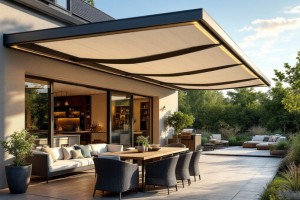 Terrassen&uuml;berdachungen: Wie Sie Ihren Au&szlig;enbereich zum stilvollen Wohnraum verwandeln - Bild: BauKI / BAU.DE