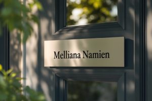 Das perfekte T&uuml;rschild f&uuml;r Ihr Eigenheim: Tipps und Ideen - Bild: BauKI / BAU.DE