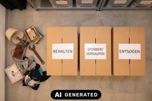 Keller optimal organisieren und Stauraum schaffen - Bild: KI-generiert / BAU.DE Keller optimal organisieren und Stauraum schaffen - Bild: KI-generiert / BAU.DE