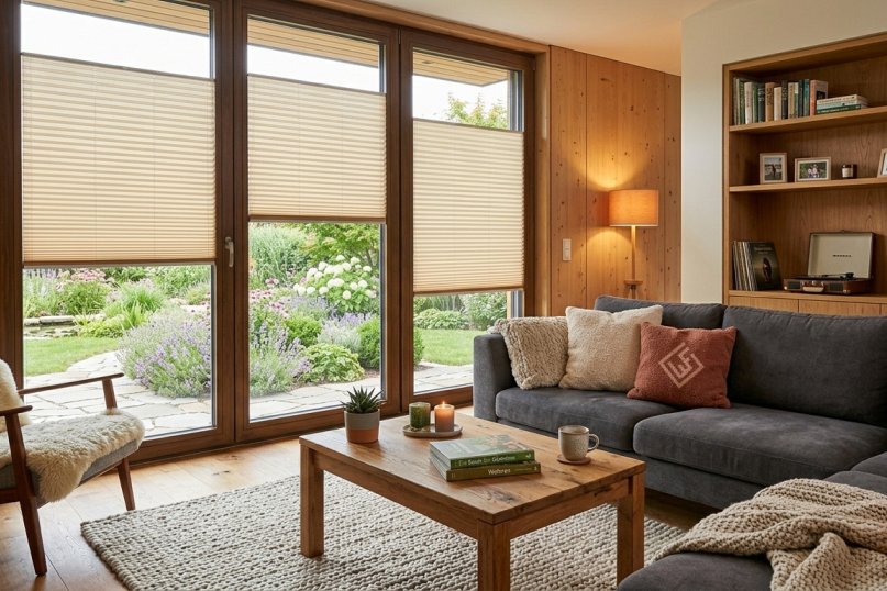 Vielf&auml;ltig und zeitlos - das Plissee nach Ma&szlig; als effektiver Sicht- und Sonnenschutz mit Stil.