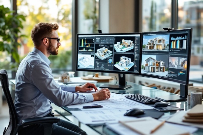 Bauplanung ist der umfassende Prozess der Konzeption, Gestaltung und Vorbereitung eines Bauvorhabens.