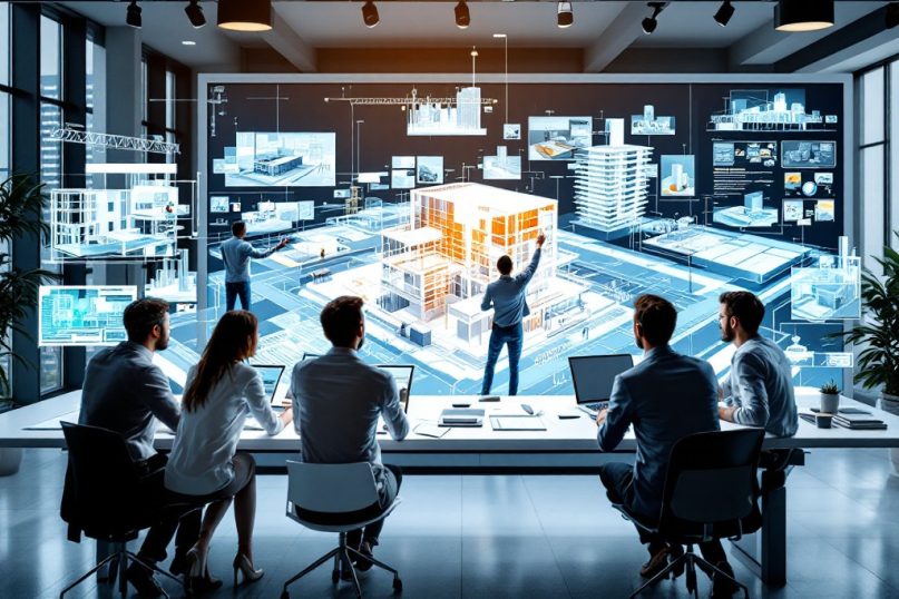 Building Information Modeling (BIM) ist ein digitaler Prozess, der das Planen, Bauen und Verwalten von Geb&auml;uden oder Infrastrukturen unterst&uuml;tzt.