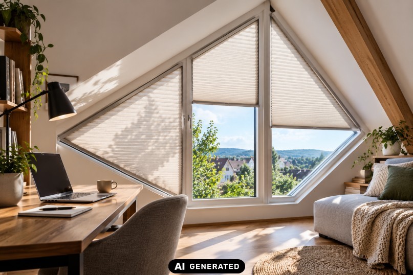 Ma&szlig;anfertigung l&ouml;st das Problem der schr&auml;gen Fensterform