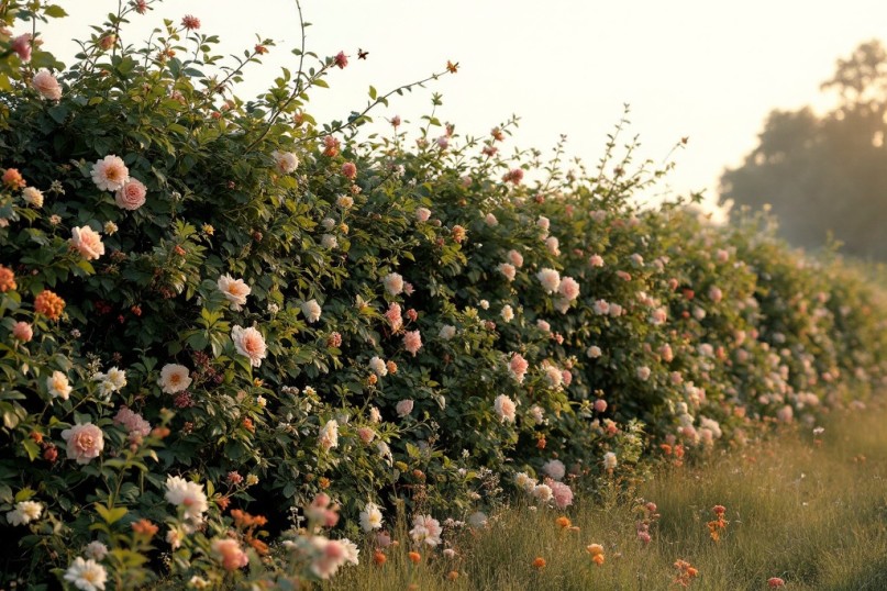 Heckenart beschreibt die unterschiedlichen Geh&ouml;lzarten, aus denen Hecken bestehen k&ouml;nnen, wie beispielsweise Str&auml;ucher, B&uuml;sche oder Pflanzen.