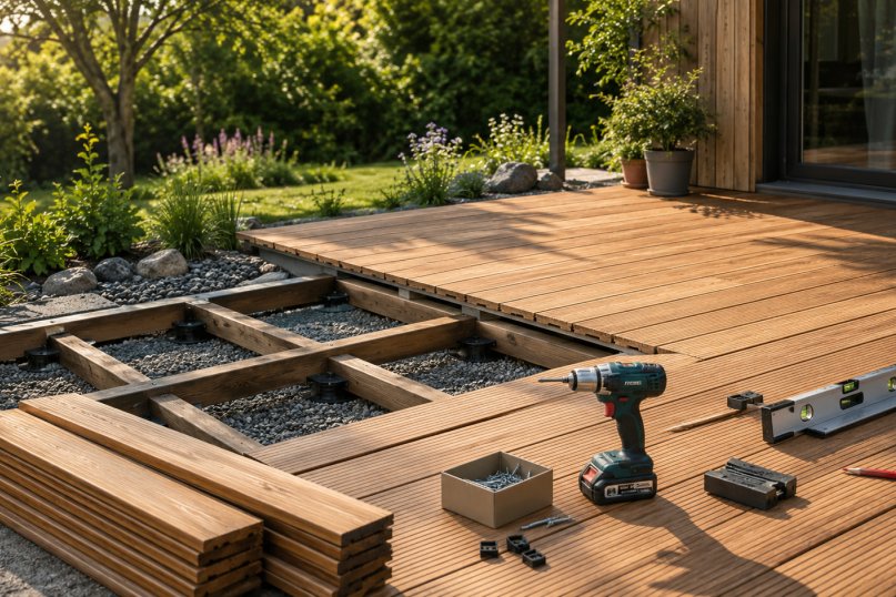 Holzterrasse selber bauen: Gute Planung ist die halbe Terrasse