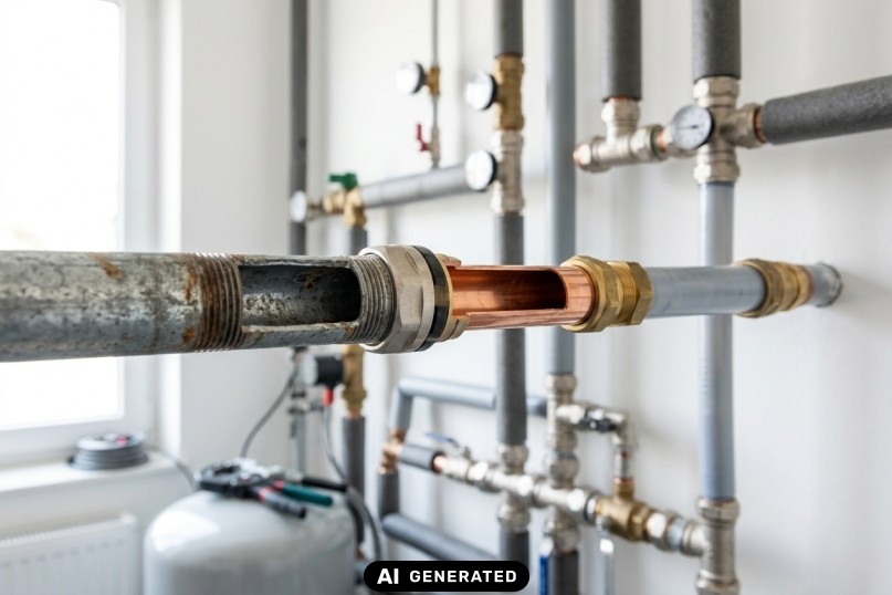 Materialvertr&auml;glichkeit im Rohrsystem beim Kalkschutz beachten