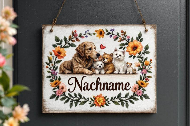 Ein T&uuml;rschild ist ein Informationstr&auml;ger, der an oder neben einer T&uuml;r angebracht wird und prim&auml;r der Kennzeichnung und Identifikation dient.